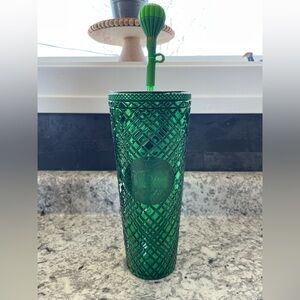 NWT… Starbucks Wicked Tumbler Emerald City with hot air balloon topper